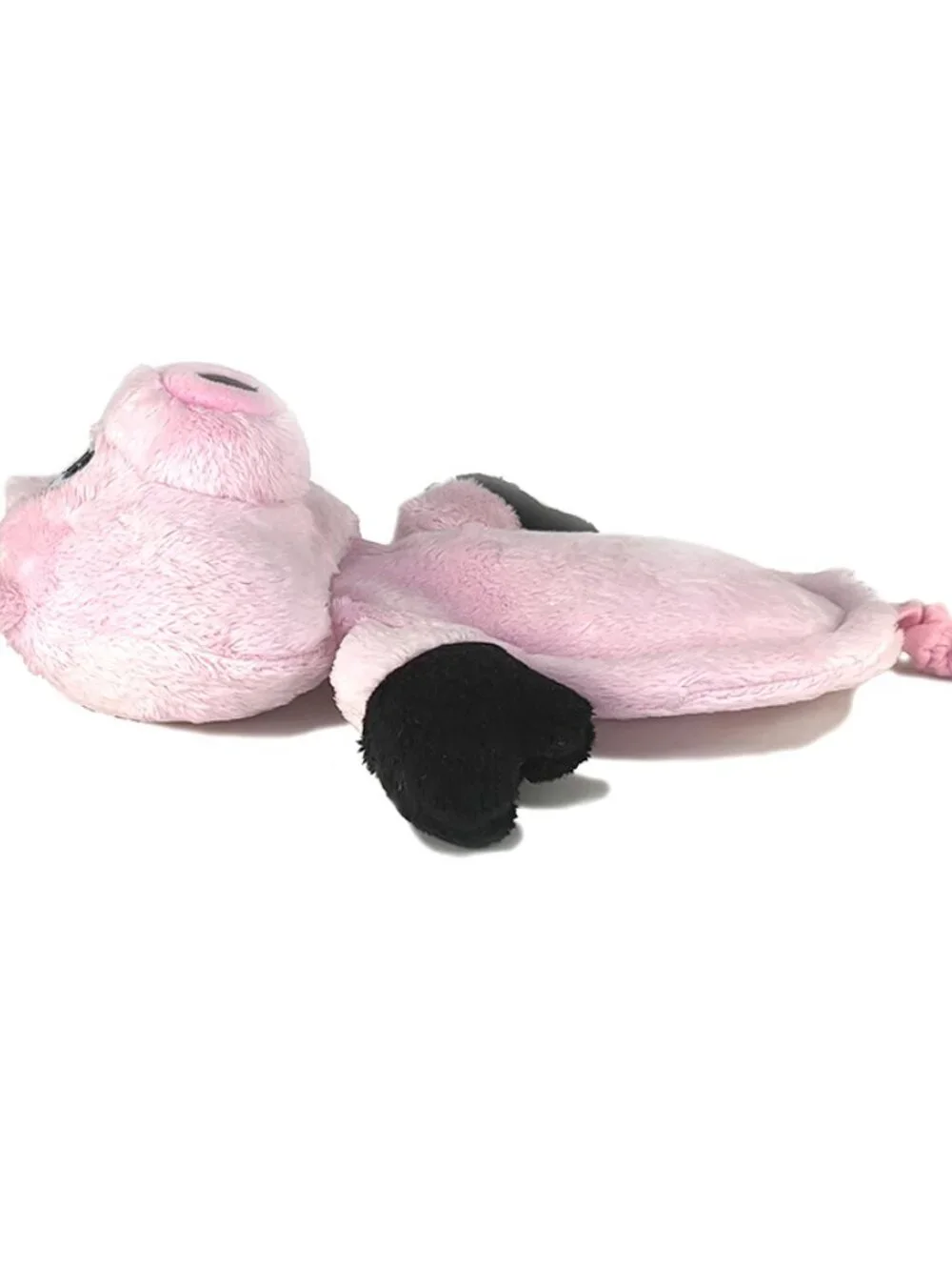 Hear Doggy Pig and Beaver Silent Squeaker Plush Dog Toy - 2